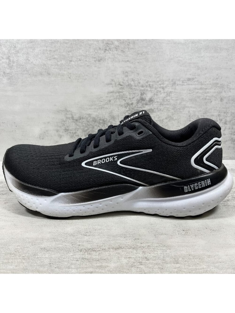 Brooks Glycerin 21 Running Shoes - Men's Size 8 - Black